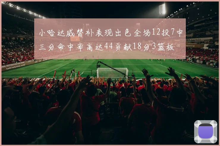 小哈达威替补表现出色全场12投7中三分命中率高达44贡献18分3篮板